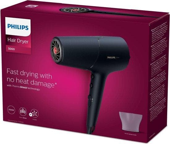 Philips series 5000 - Föhn - Haardroger - Grijs - BHD504/00, Bijoux, Sacs & Beauté, Beauté | Soins des cheveux, Envoi
