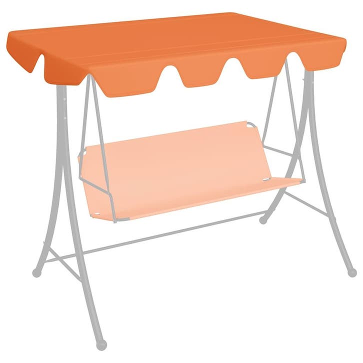 vidaXL Vervangingsluifel voor schommelbank 150/130x105/70 cm, Tuin en Terras, Partytenten, Nieuw, Verzenden
