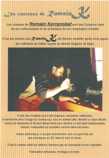 K Romain K Romain - Keukenmes - Keukenkatana - Keuken Katana