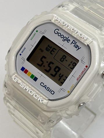Casio - G-SHOCK DW-5600UE Google Play Limited Edition - Sans, Nieuw