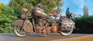décoration de moto - harley stijl