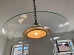 Lampe à suspendre - Verre, Métal - Verre vintage