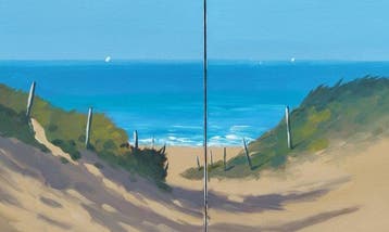 Maillet (1965) - Île de Ré, soleil dété - Diptyque