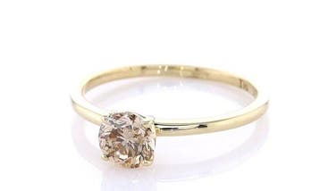 Zonder minimumprijs - Ring - 14 karaat Geel goud - 0.70ct.