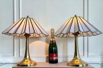 Honsel Leuchten - Tafellamp (2) - Set van twee vintage, Nieuw
