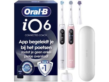Oral-B iO 6 - Elektrische Tandenborstel - 5 Poetsstanden -, Handtassen en Accessoires, Verzenden, Zo goed als nieuw