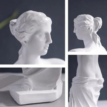 European Classical Venus de Milo Sculpture – White Resin
