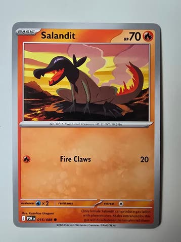 SALANDIT (PERFECT ORDER 015/088) (TRADING CARD), Gebruikt
