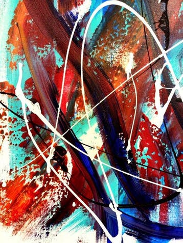 Luc Mora - l Algue bleue - No reserve price, Antiek en Kunst