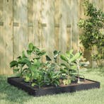 vidaXL Plantenbak verhoogd 100x100x18,5 cm staal, Verzenden, Nieuw