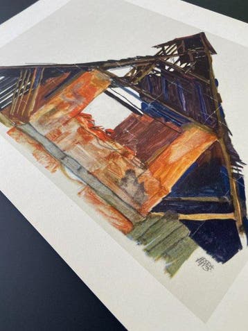 Egon Schiele (1890-1918), after - Alter Ziegelschuppen