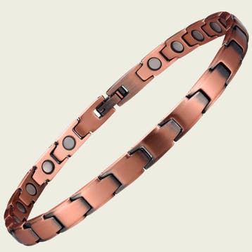 Luxe gezondheidsarmband magnetisch koper - 0,7 cm B, Ophalen of Verzenden
