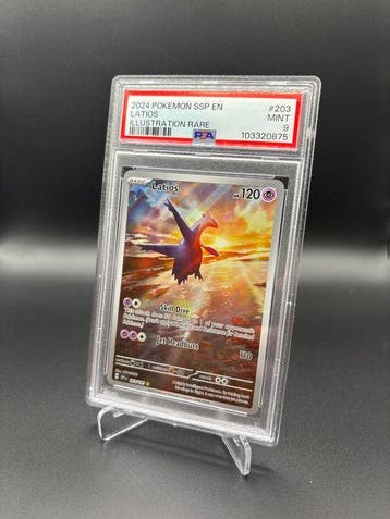 Pokémon - 1 Graded card - Latios #203 Illustration Rare, Nieuw