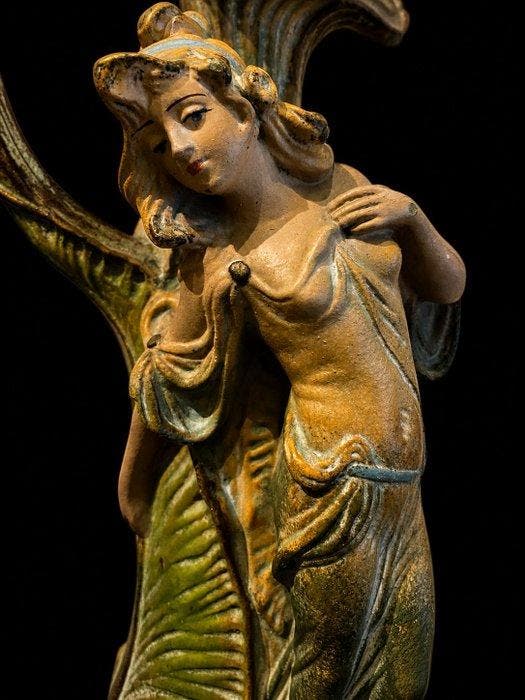 Turn-Teplitz - Ernst Whaliss (attr.) - Vaas - Terracotta, Antiquités & Art, Antiquités | Verre & Cristal