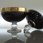 Secoloventesimo - Koekjesdoos - 24 kt goud - Zwarte LOW Gold