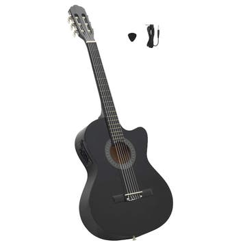 vidaXL Gitaar cutaway met equalizer 6 snaren western, Verzenden, Nieuw