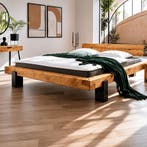 Van Schaik Freya Massief Wild Eiken Balkenbed - 140 x 210