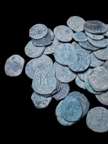Byzantin Lot de 55 pièces Follis