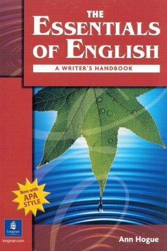 The Essentials of English 9780131500907 Ann Hogue, Verzenden, Ann Hogue