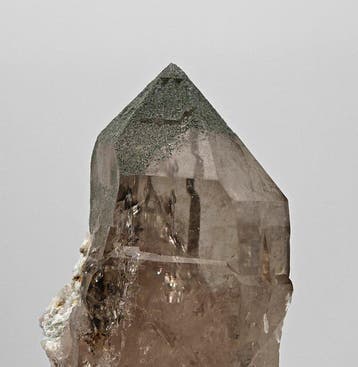 ALPINO, QUARTZ FUMÉ ESTHÉTIQUE avec CHLORITE VERTE Cristaux