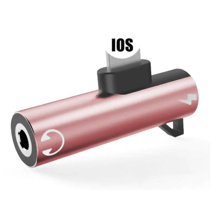 iPhone Lightning Oplader & AUX Splitter - Headphone Audio, Telecommunicatie, Mobiele telefoons | Toebehoren en Onderdelen, Nieuw