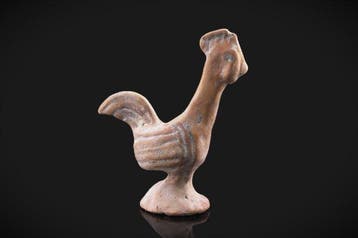 Oud-Grieks, Magna Graecia Prachtige terracotta rammelaar