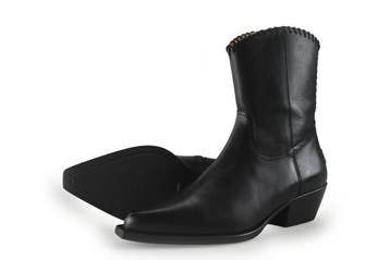 Shabbies Amsterdam Cowboy laarzen in maat 39 Zwart, Shabbies Amsterdam, Verzenden, Zwart, Zo goed als nieuw