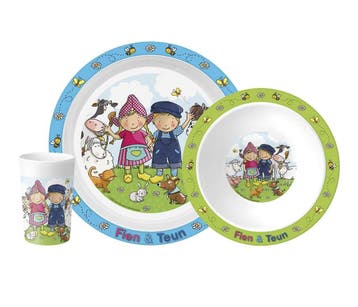 Fien & Teun Eetset 3 delig, Verzenden, Nieuw