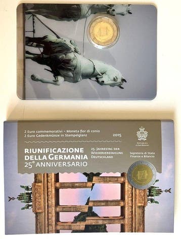 San Marino. 2 Euro 2007/2016 (6 monete) (Zonder