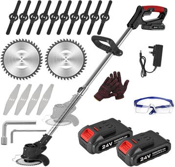 Grastrimmer 24V met 2 accus | Retour Deal | 53% korting, Tuin en Terras, Gebruikt, Verzenden, Accu, 10 tot 30 cm