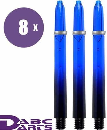 ABC Darts – Black Vision Blauw - 8 sets (Dart Shafts), Ophalen of Verzenden, Nieuw, Shafts