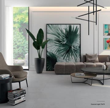 Concrete Light 60x60 MAT COMPACTGLASS / Vloertegel en, Doe-het-zelf en Bouw, Ophalen of Verzenden, Nieuw