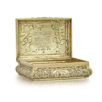 Doos - Goud - George IV 18k goud Presentatiekist door