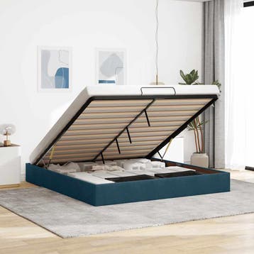 vidaXL Ottoman bedframe zonder matras 180x200 cm fluweel, Verzenden, Nieuw