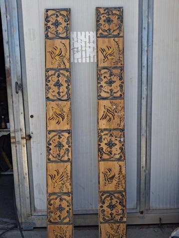 Ornement décoratif (2) - Italie - planches de plafond