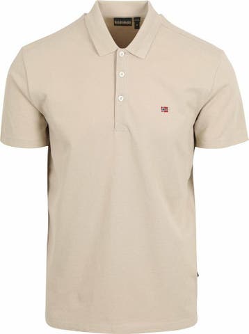 Napapijri Ealis Polo Beige maat Maat 52/54 (L) Heren, Kleding | Heren, Polo's, Maat 52/54 (L), Verzenden, Beige, Nieuw