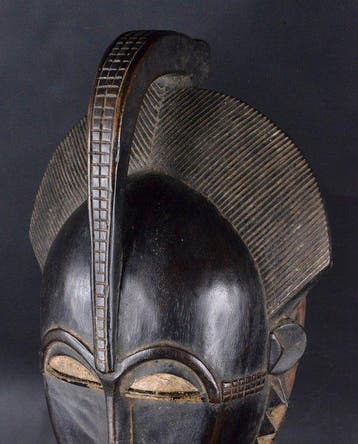Masker van vreugde Kpan - Baule - Ivoorkust, Antiek en Kunst