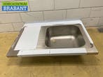 Evier en acier inoxydable Evier supérieur 100 x 70 cm Horeca, Articles professionnels, Verzenden