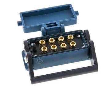 Douille multi-accouplement en laiton 8x8 mm Connexions, Verzenden, Nieuw