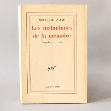 Signé ; Marcel Jouhandeau - Les instantanés de la mémoire., Antiek en Kunst
