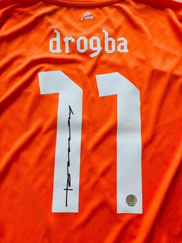 Didier Drogba - Exclusive Hand Signed - Ivory Coast 2024/25