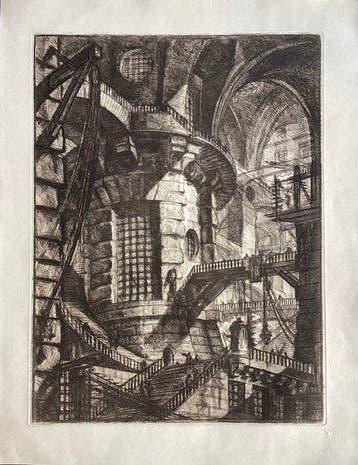 Giovanni Battista Piranesi (1720-1778) - La torre rotonda