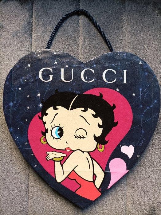 PSiKO - Betty Boop Kiss Gucci, Antiquités & Art, Art | Objets design