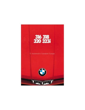 1980 BMW 3 SERIE BROCHURE NEDERLANDS