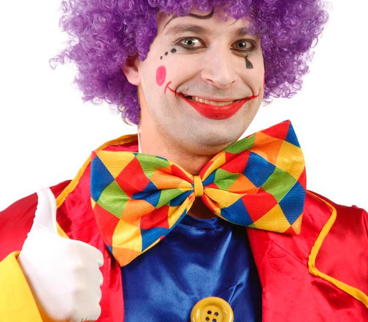 Clowns Strik 29cm, Hobby en Vrije tijd, Feestartikelen, Nieuw, Verzenden