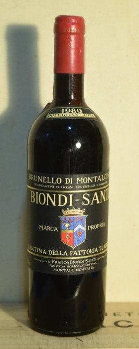 1980 Biondi Santi, Tenuta Greppo - Brunello di Montalcino -, Verzamelen, Nieuw