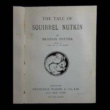 Beatrix Potter - The Tale Of Squirrel Nutkin - 1920, Antiek en Kunst