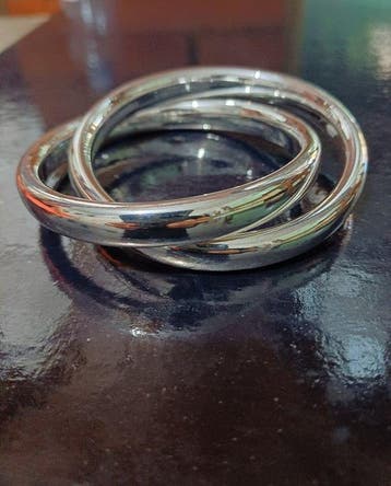 Zonder minimumprijs - Armband Zilver - Armband met twee, Nieuw
