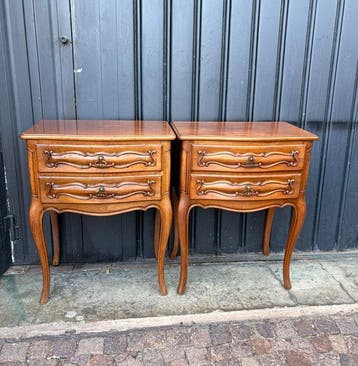 Nachtkastje (2) - Hout, Antiquités & Art, Curiosités & Brocante