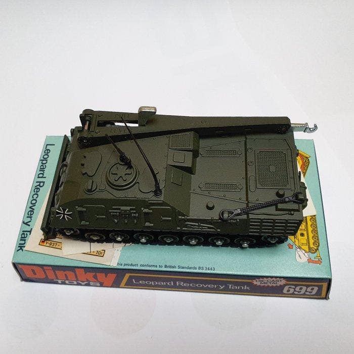 Dinky Toys 1:48 - Modelauto - Leopard recovery Tank ref.699, Hobby & Loisirs créatifs, Voitures miniatures | 1:5 à 1:12